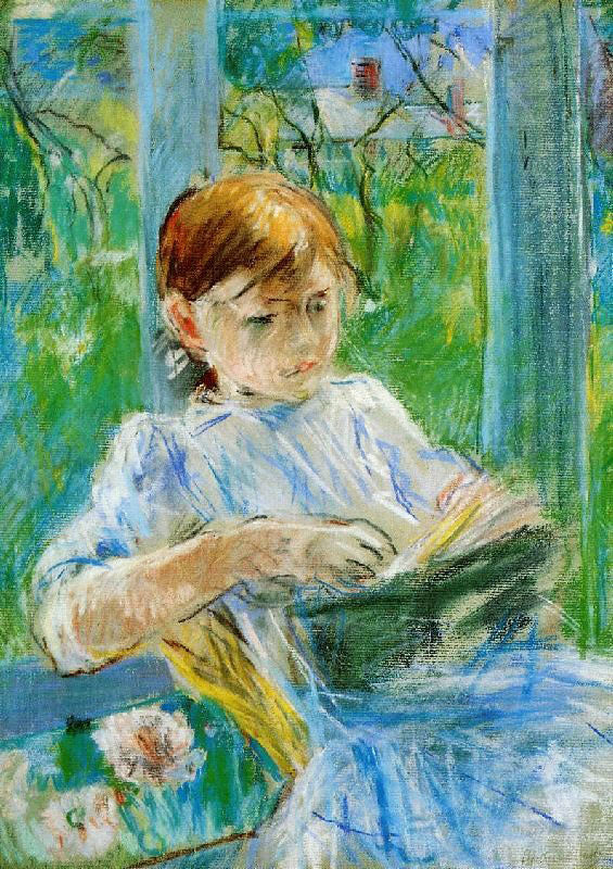 Portrait Of The Artist’S Daughter, Julie Manet, At Gorey by Berthe Morisot