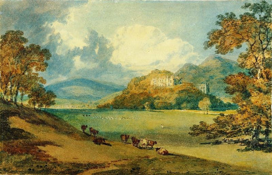View Of Dunster Castle From The Northeast by Joseph Turner