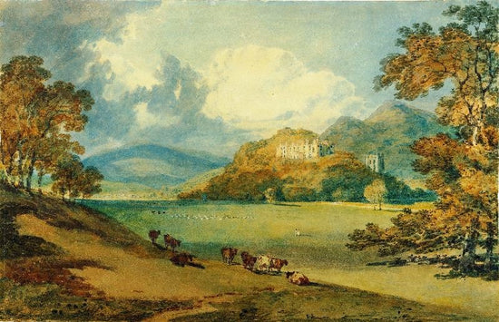 View Of Dunster Castle From The Northeast by Joseph Turner
