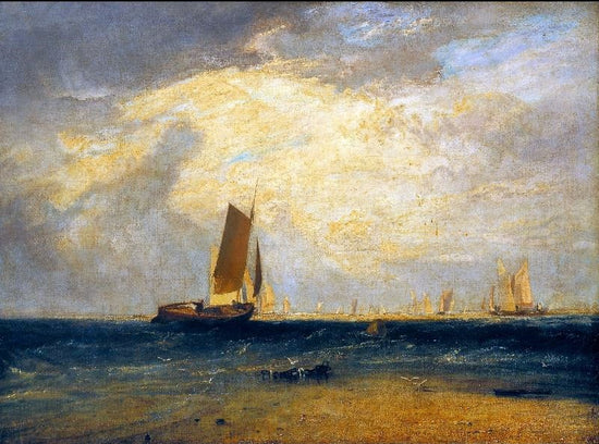 Fishing Upon The Blythe-Sand by Joseph Turner