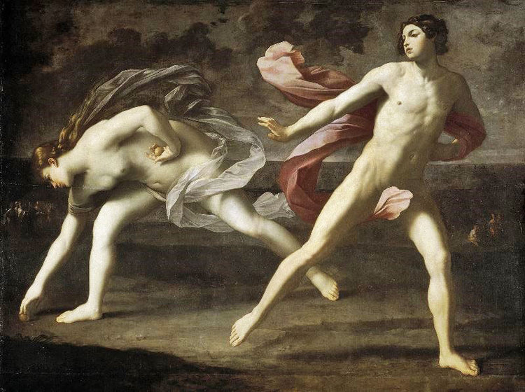 Hippomenes And Atalanta by Guido Reni