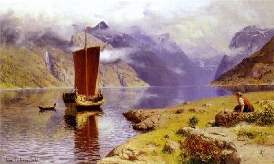 Awaiting His Return by Hans Dahl