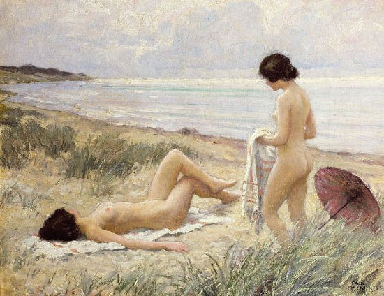Summer On The Beach by Paul-Gustave Fischer