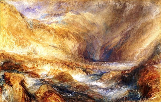 The Pass At Faido, St. Gotthard by Joseph Turner
