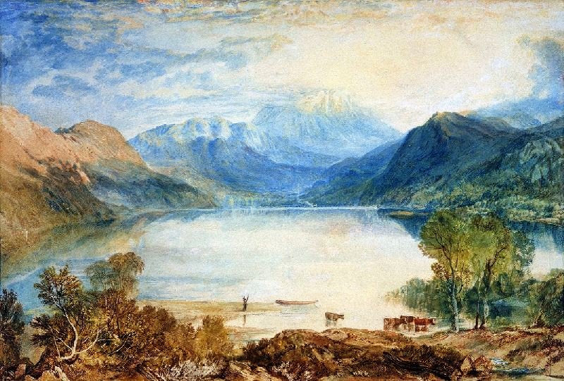 ULLSWATER LAKE FROM GOWBARROW PARK, CUMBERLAND