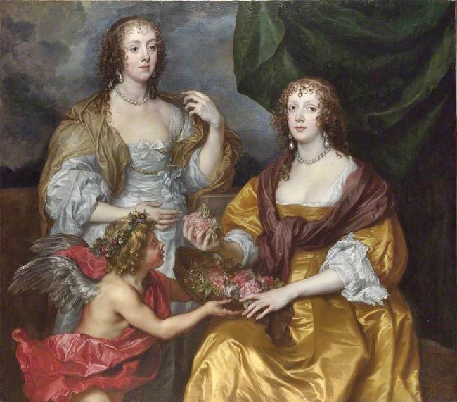Lady Elizabeth Thimbleby And Dorothy, Vicountess Andover by Anthony van Dyck