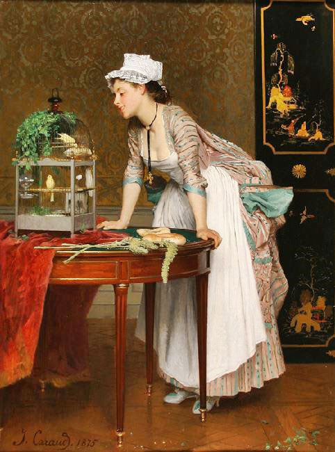 The Pet Canaries by Joseph Caraud