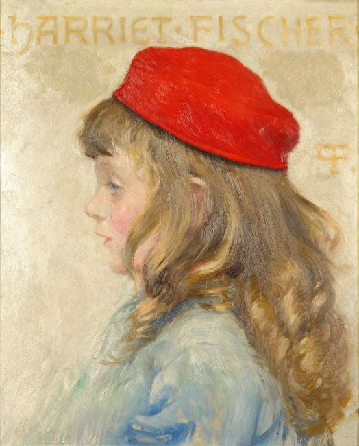 Harriet Fischer, In Profile by Paul-Gustave Fischer