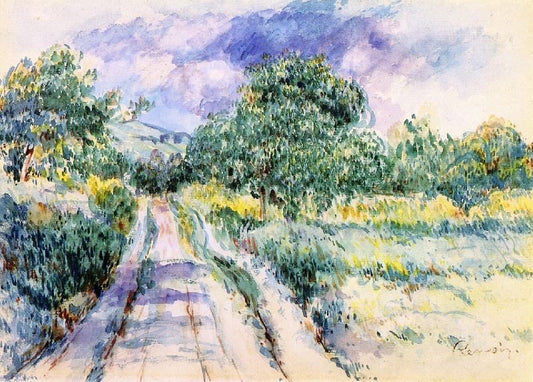 Through The Fields by Pierre Auguste Renoir