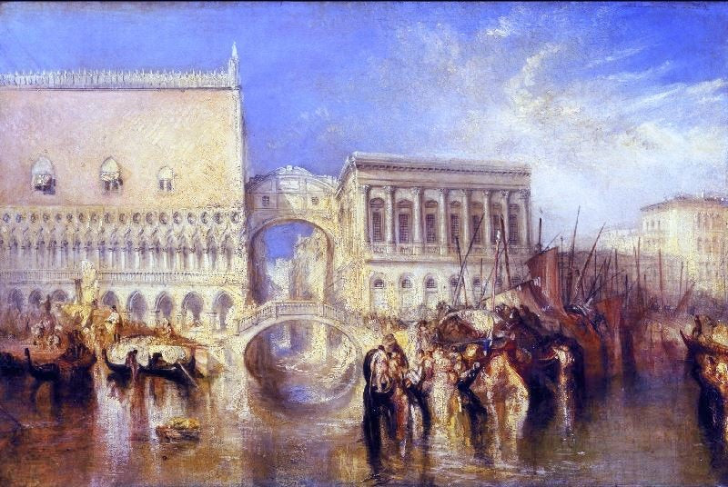 Venice, The Bridge Of Sighs by Joseph Turner