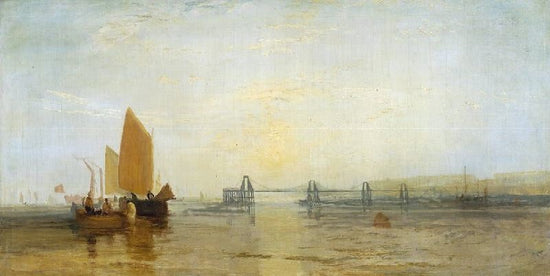 The Chain Pier, Brighton, 1828 by Joseph Turner