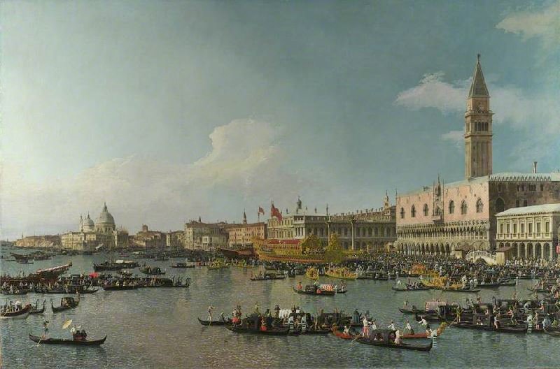 VENICE: THE BASIN OF SAN MARCO ON ASCENSION DAY
