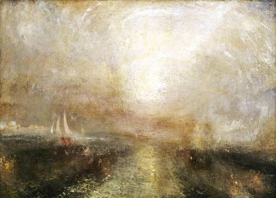 Yacht Approaching The Coast by Joseph Turner
