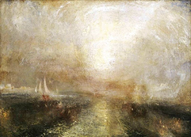 Yacht Approaching The Coast by Joseph Turner