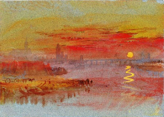 The Scarlet Sunset by Joseph Turner