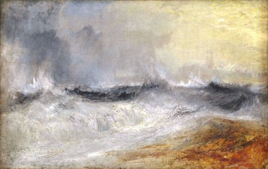 Waves Breaking Against The Wind by Joseph Turner