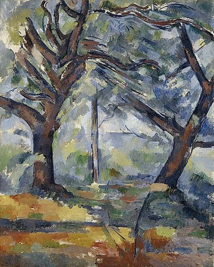 The Big Trees by Paul Cézanne