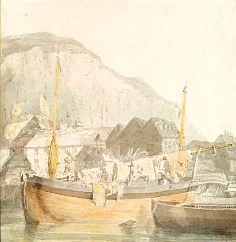 Dover, Harbour And Shipping by Joseph Turner