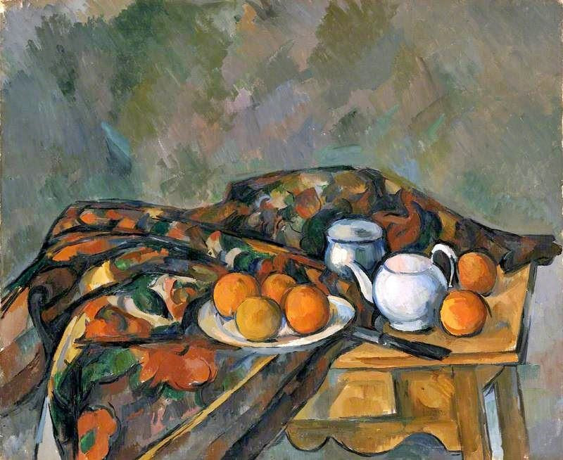 Still Life With Teapot by Paul Cézanne
