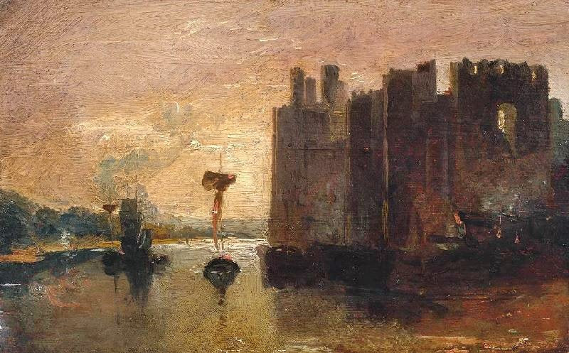 Caernarvon Castle, 1798 by Joseph Turner