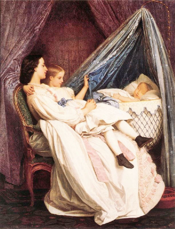 The New Arrival by Auguste Toulmouche