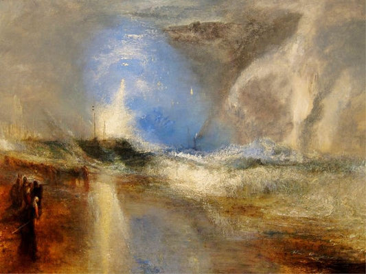 Rockets And Blue Lights (Close At Hand) To Warn Steam Boats Of Shoal Water by Joseph Turner