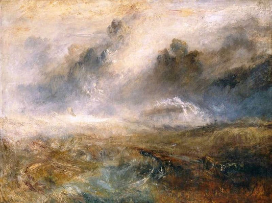Rough Sea With Wreckage by Joseph Turner
