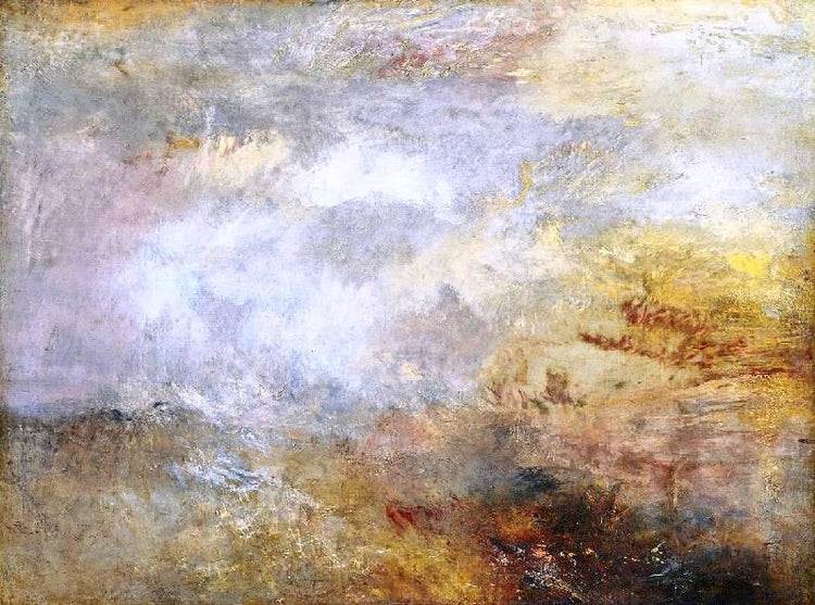 Stormy Sea With Dolphins by Joseph Turner