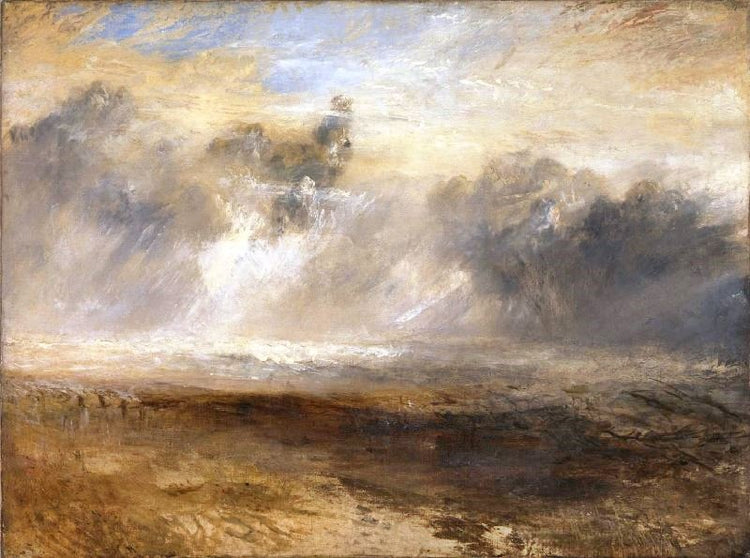 Breakers On A Flat Beach by Joseph Turner