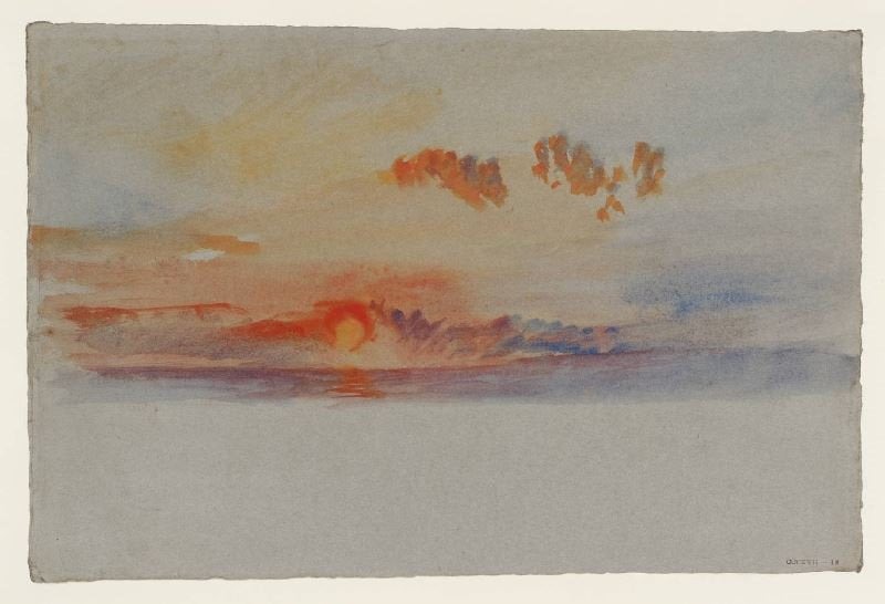 Orange Sunset by Joseph Turner