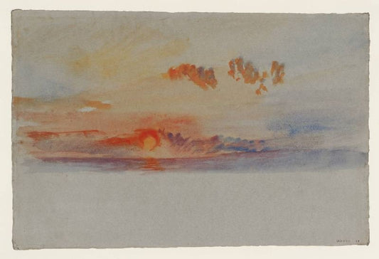 Orange Sunset by Joseph Turner