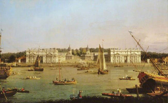 Greenwich Hospital From The North Bank Of The Thames by Canaletto