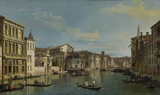 The Grand Canal From Palazzo Flangini To Campo San Marcuola by Canaletto