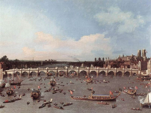 Westminster Bridge From The North On Lord Mayor’S Day by Canaletto