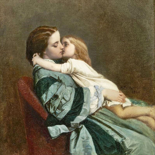 Motherly Love by Auguste Toulmouche