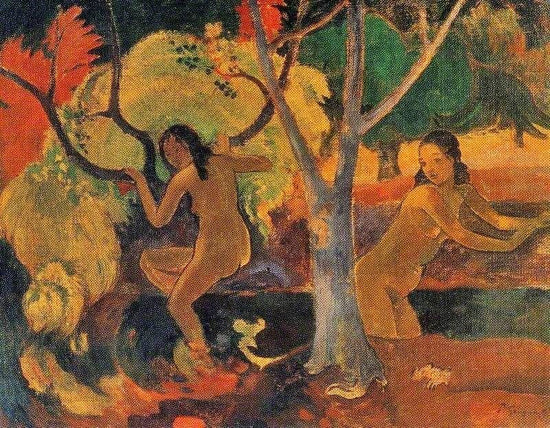 Bathers In Tahiti by Paul Gauguin