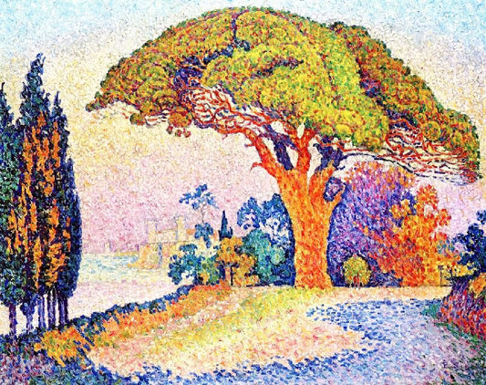 The Pin De Bertaud, Saint-Tropez by Paul Signac