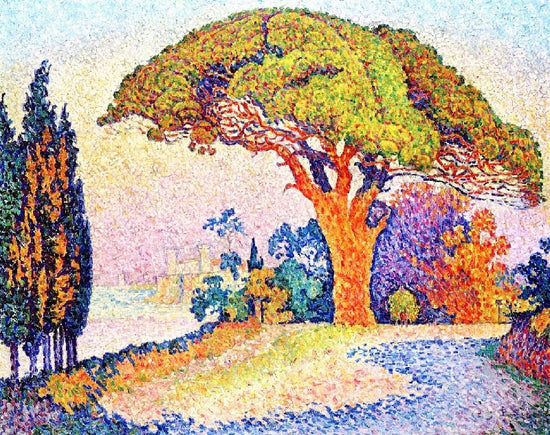 The Pin De Bertaud, Saint-Tropez by Paul Signac