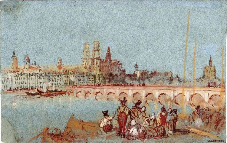 Orléans, The Bridge With The Cathedral by Joseph Turner