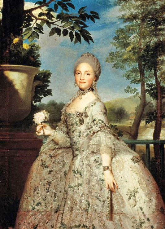 María Luisa Of Parma, Princess Of Asturias by Anton Raphael Mengs