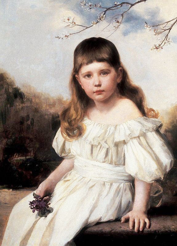 Portrait Of Gloria Roberts by Paul Peel