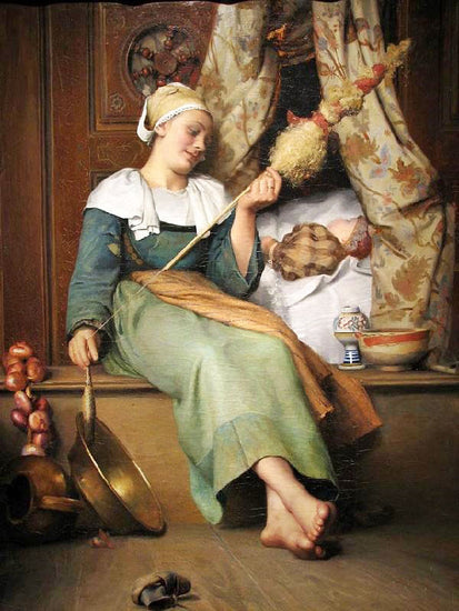 The Spinner by Paul Peel