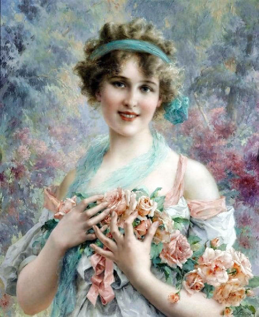 The Rose Girl by Emile Vernon