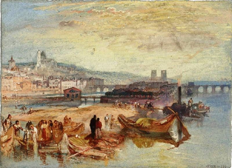 Melun by Joseph Turner