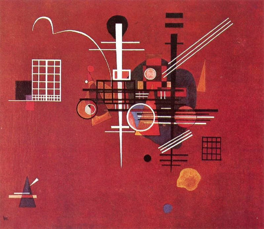 Dull Red by Wassily Kandinsk