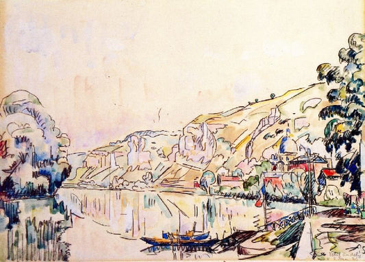 Petit Andely by Paul Signac