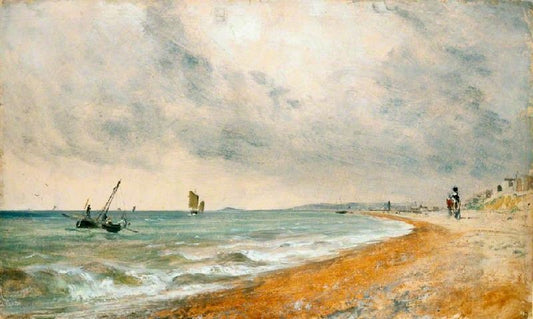 Hove Beach With Fishing Boats by John Constable