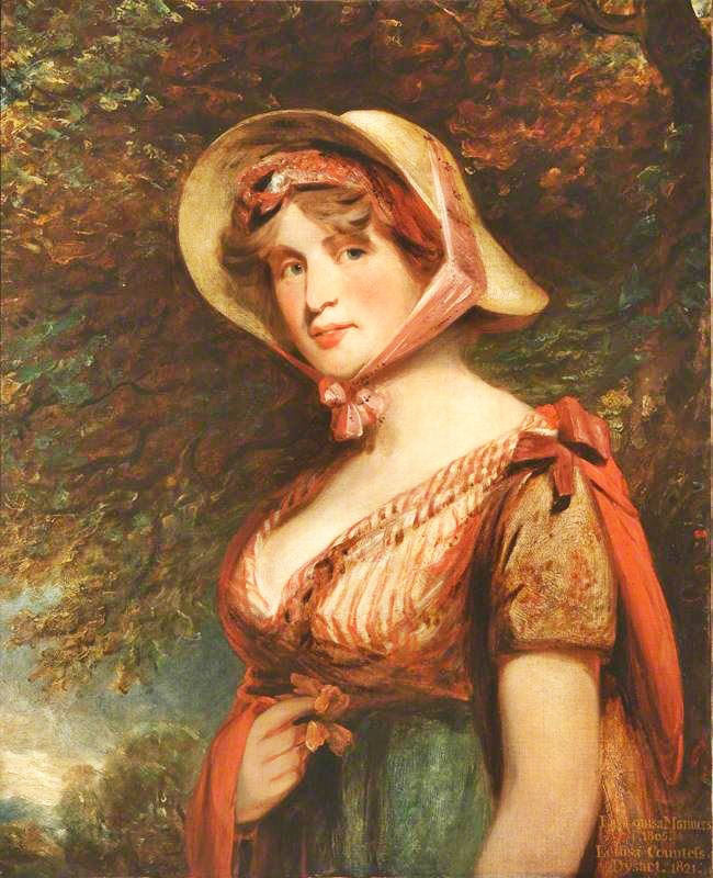 Lady Louisa Tollemache, Countess Of Dysart (After John Hoppner) by John Constable
