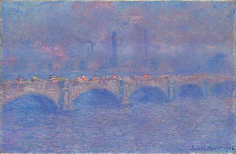 Waterloo Bridge, Sunlight Effect by Claude Oscar Monet