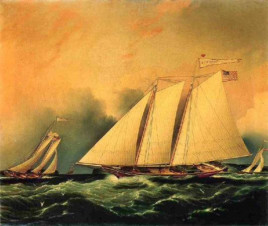 Under Full Sail by James E. Buttersworth